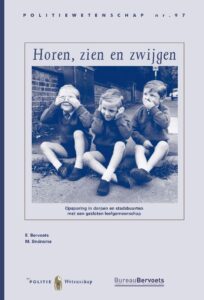 Omslag van het rapport Gesloten gemeenschappen, Politie en Wetenschap 97
